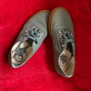 Super cute vans. Greenish/olive color